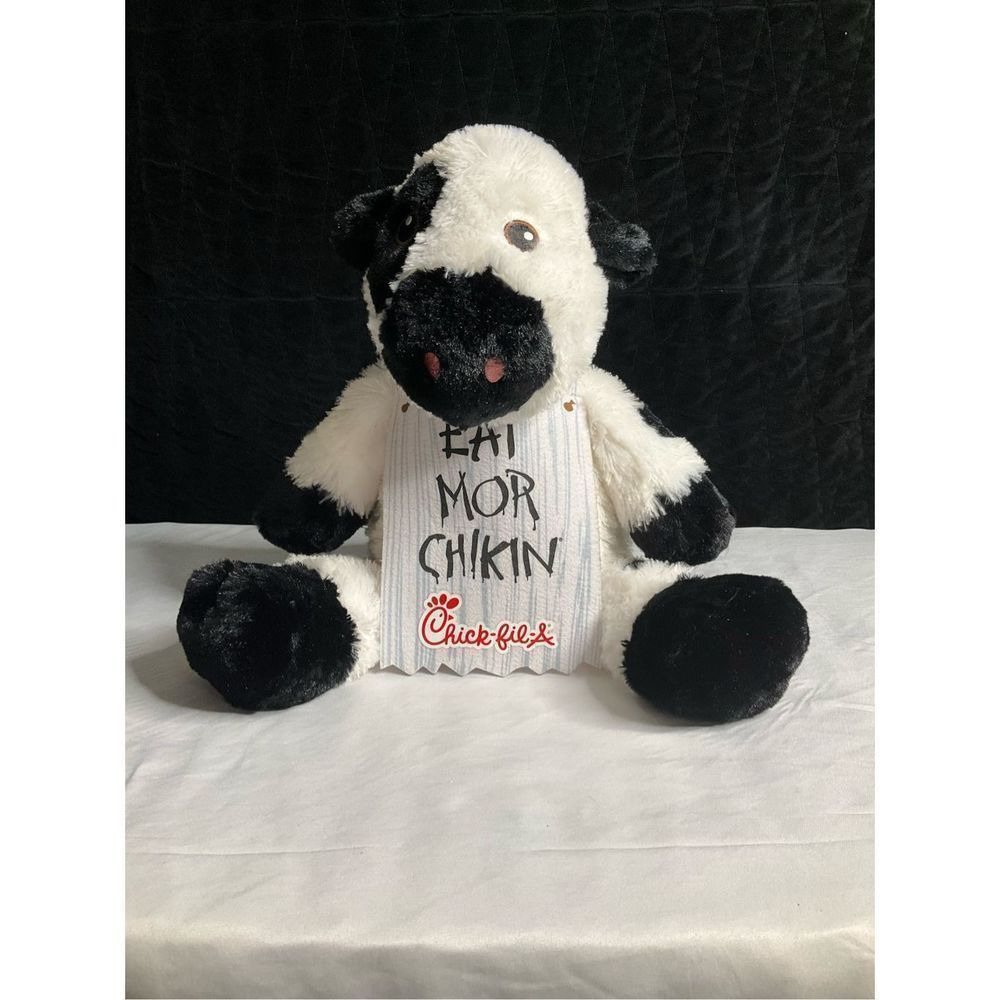Vintage Chik fil a cow plush New